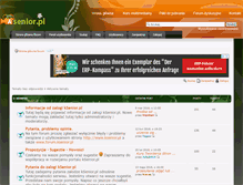 Tablet Screenshot of forum.ksenior.pl